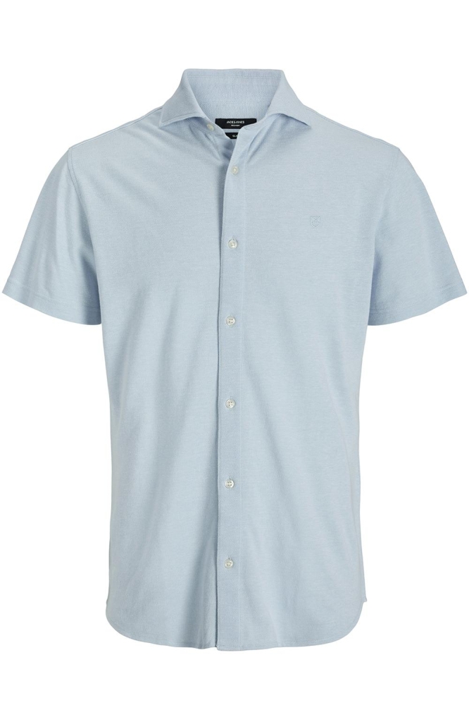JPRBLALANCE PIQUE S/S SHIRT SMU 12275652 CHAMBRAY BLUE